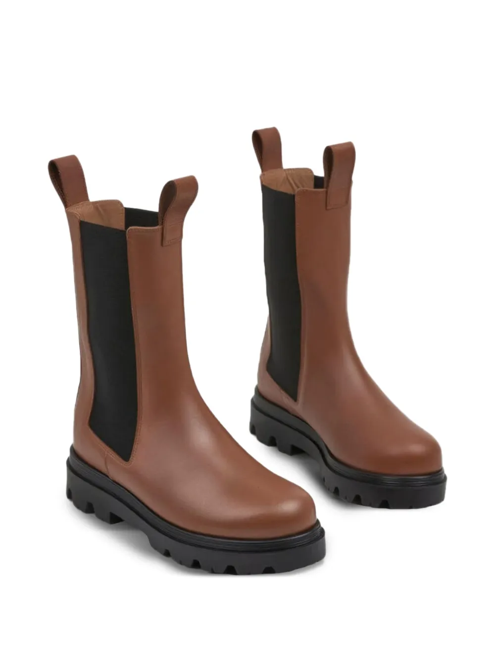 Flattered elastic-panel leather chelsea boots | Chelsea Boots | Image 2