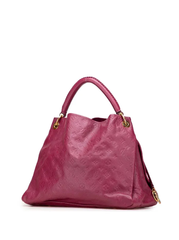 Louis Vuitton モノグラム 手袋 レッドボアピンク23センチイタリア Louis Vuitton Pre-Owned 2012 Monogram Empreinte Artsy MM Hobo Bag
