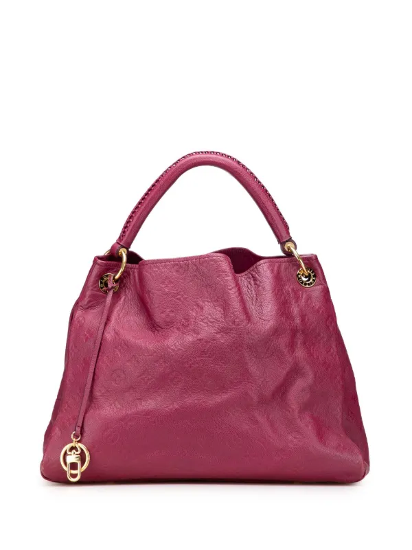 Louis Vuitton Pre-owned 2012 Monogram Empreinte Artsy MM Hobo Bag in Red
