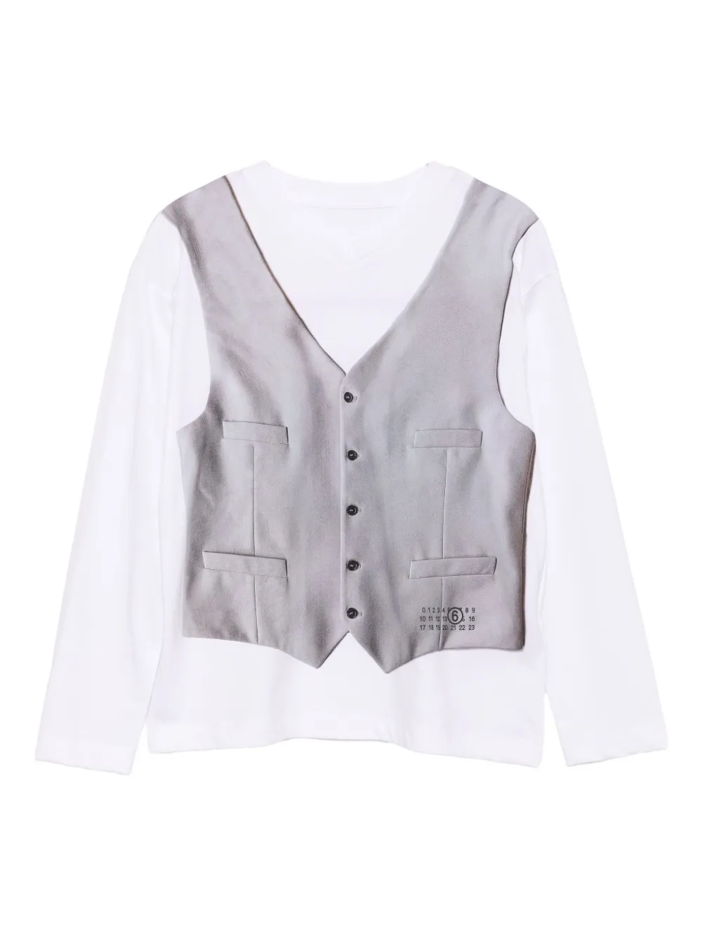 MM6 Maison Margiela Kids cotton T-shirt | White | Image 1