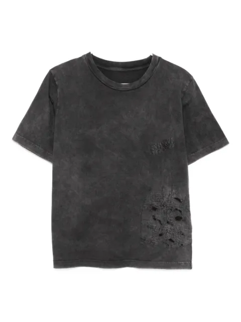 MM6 Maison Margiela Kids logo-embroidered T-shirt