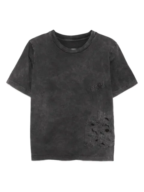 MM6 Maison Margiela Kids playera con logo bordado
