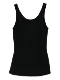 Elisabetta Franchi textured tank top - Black
