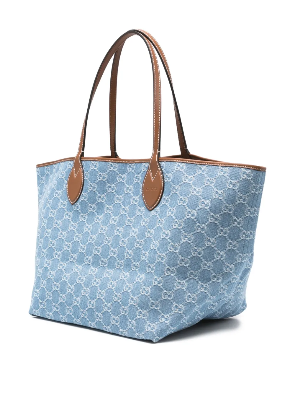 Gucci Totissima monogram-pattern denim tote bag | Image 2