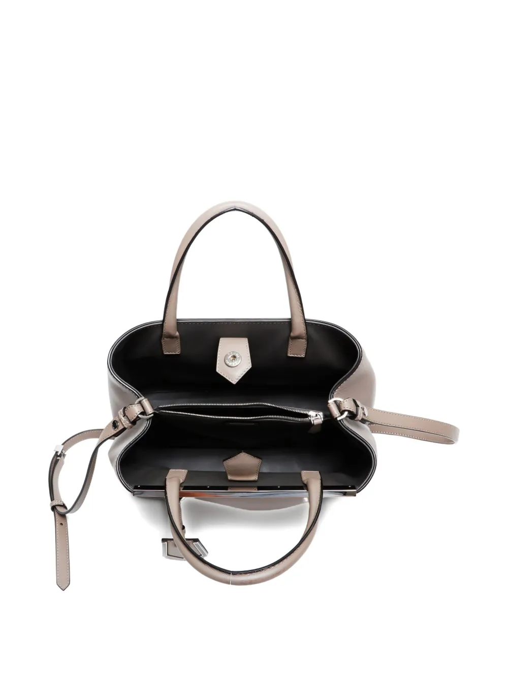 Pre-owned Celine 2015-2024s 2 Jours Two-way Handbag In Neutral
