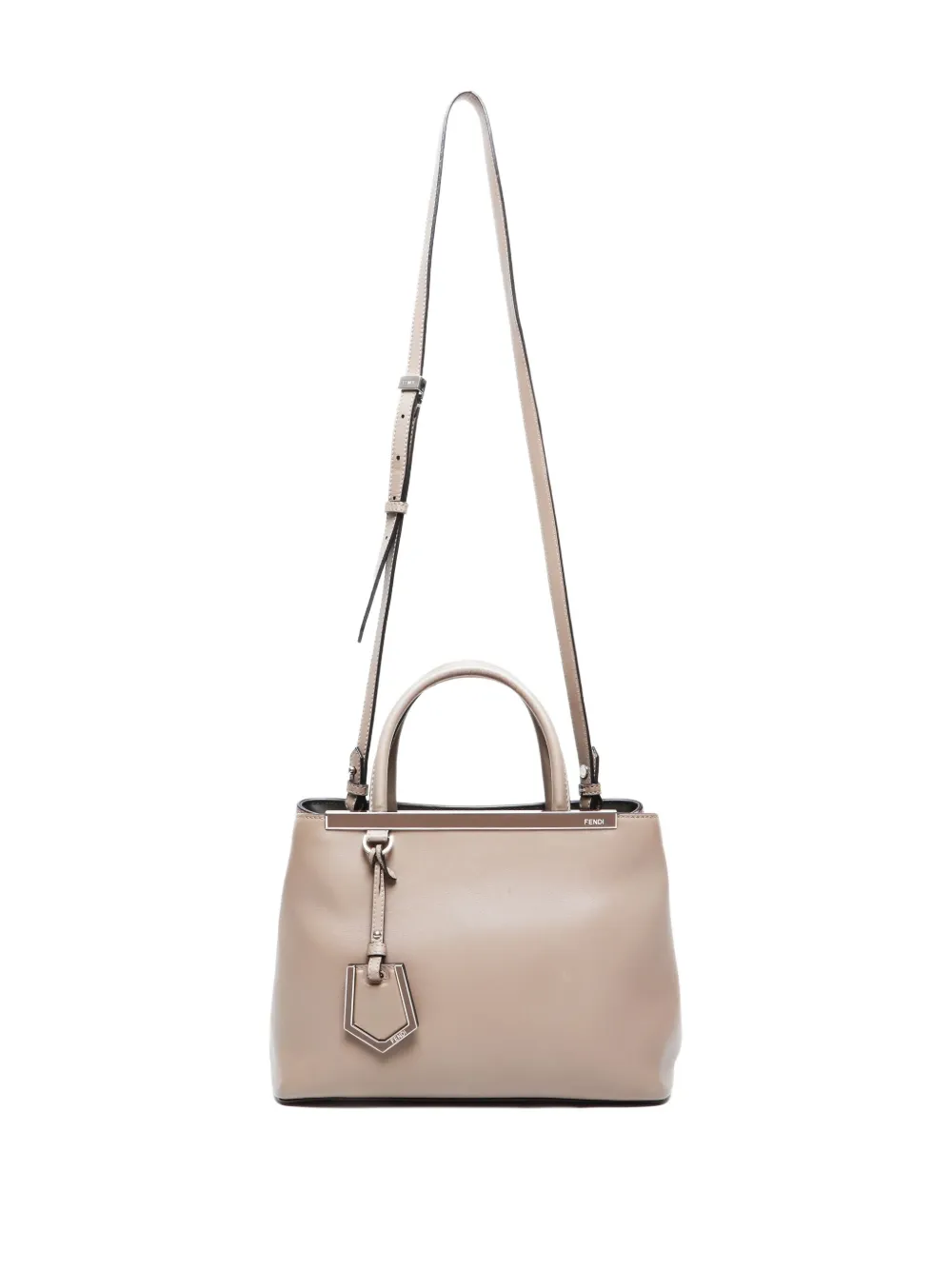 Pre-owned Celine 2015-2024s 2 Jours Two-way Handbag In Neutral