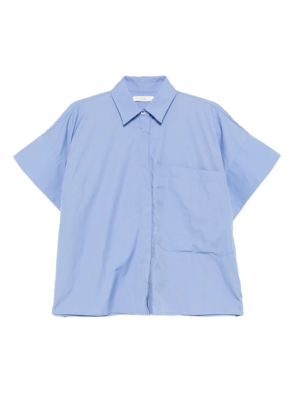 CO COLLECTION Kastiges Hemd - Blau