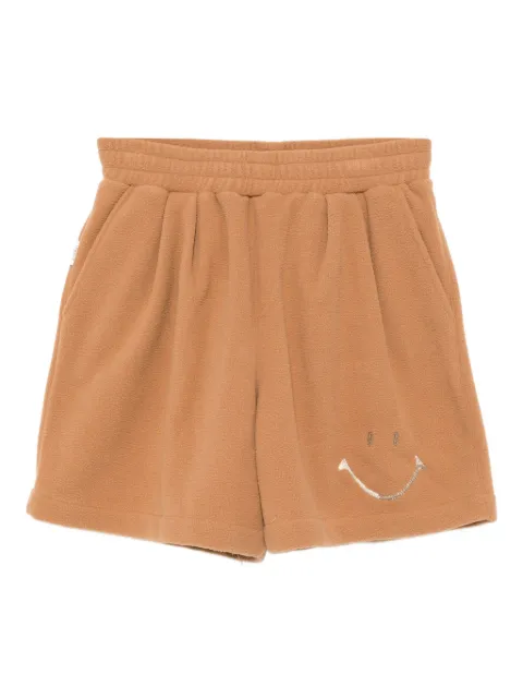 Joshua Sanders embroidered fleece shorts 