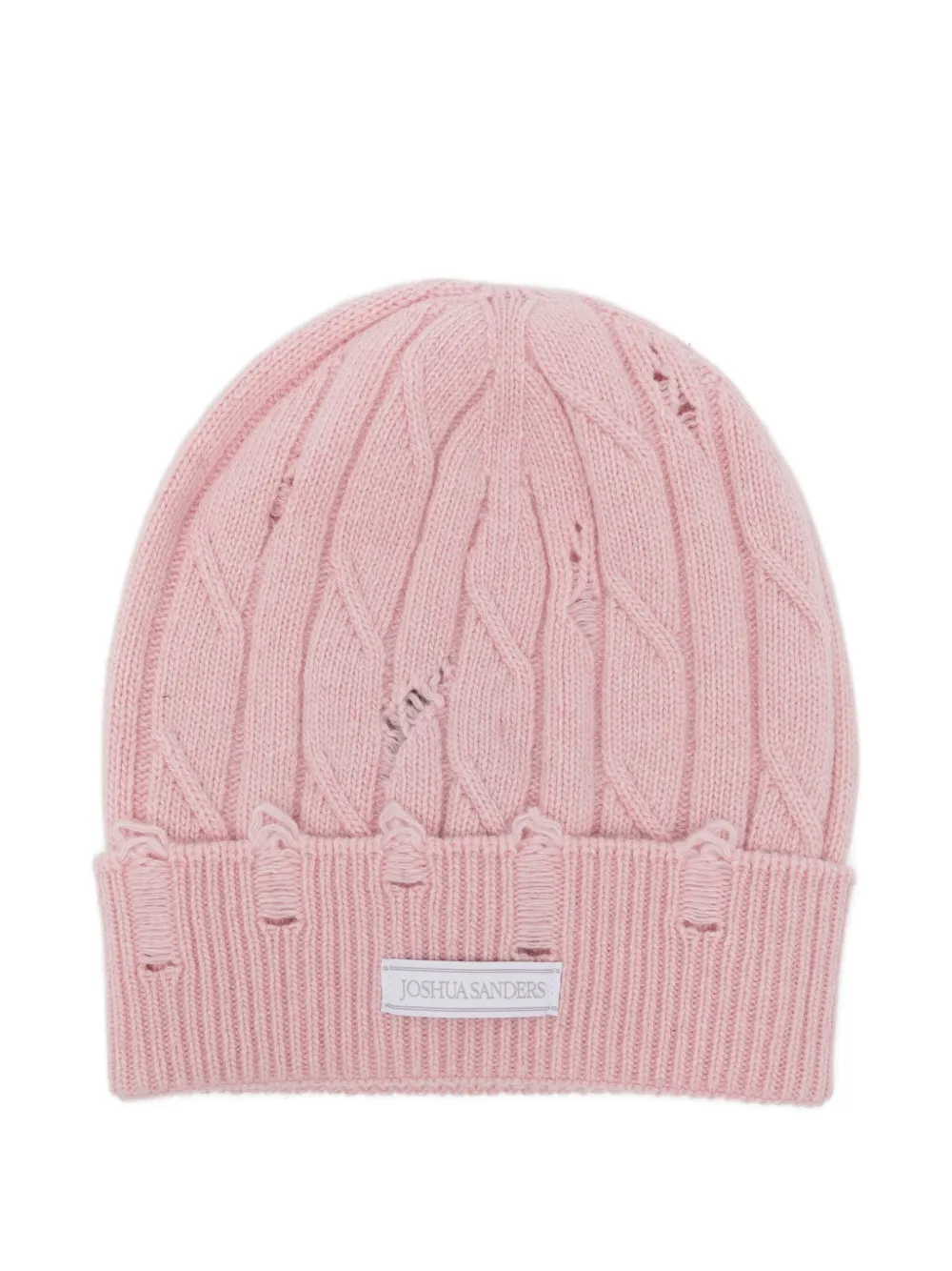 Joshua Sanders Muts met logopatch - Roze