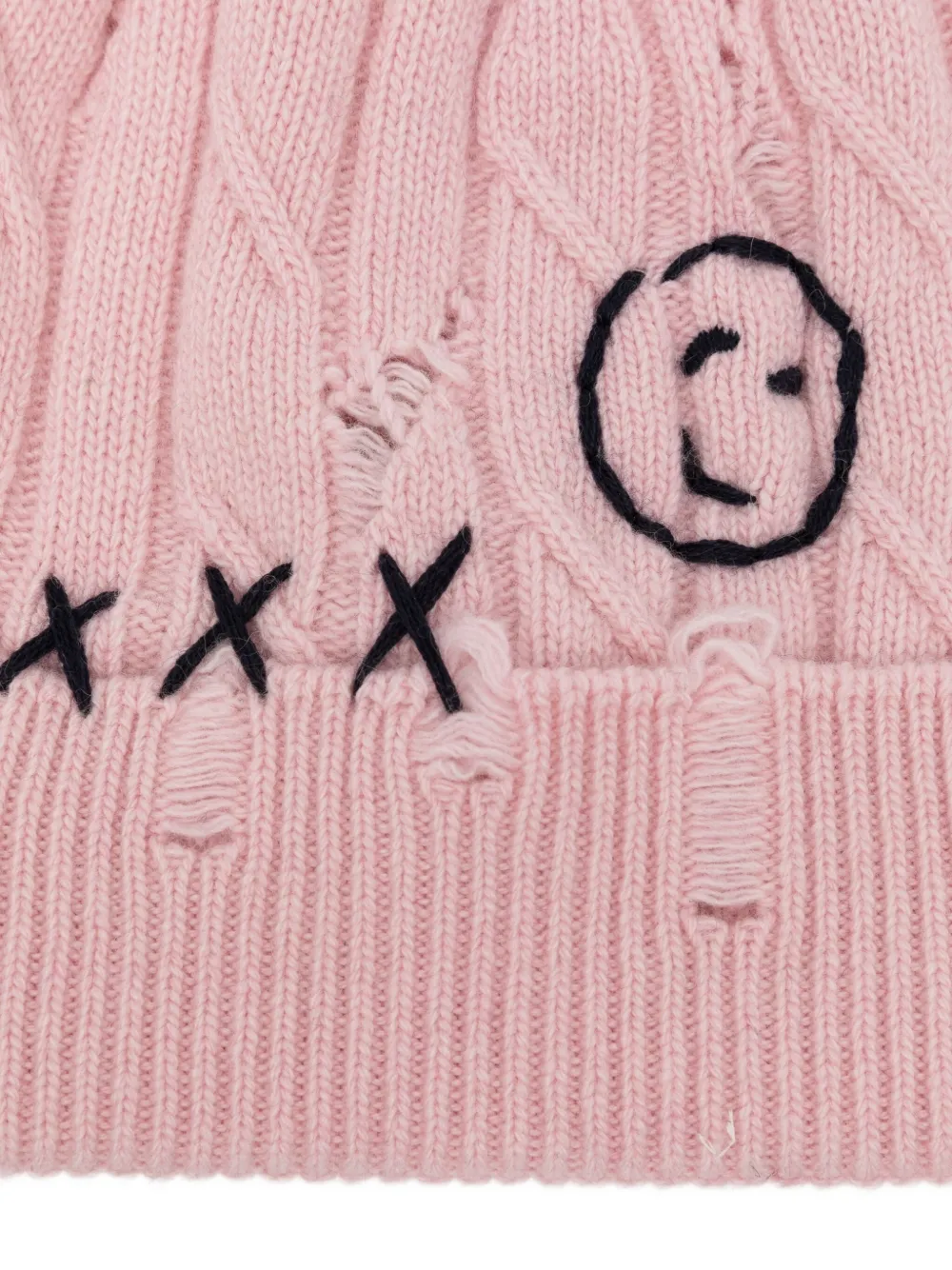 Joshua Sanders Logo-patch Beanie In Pink