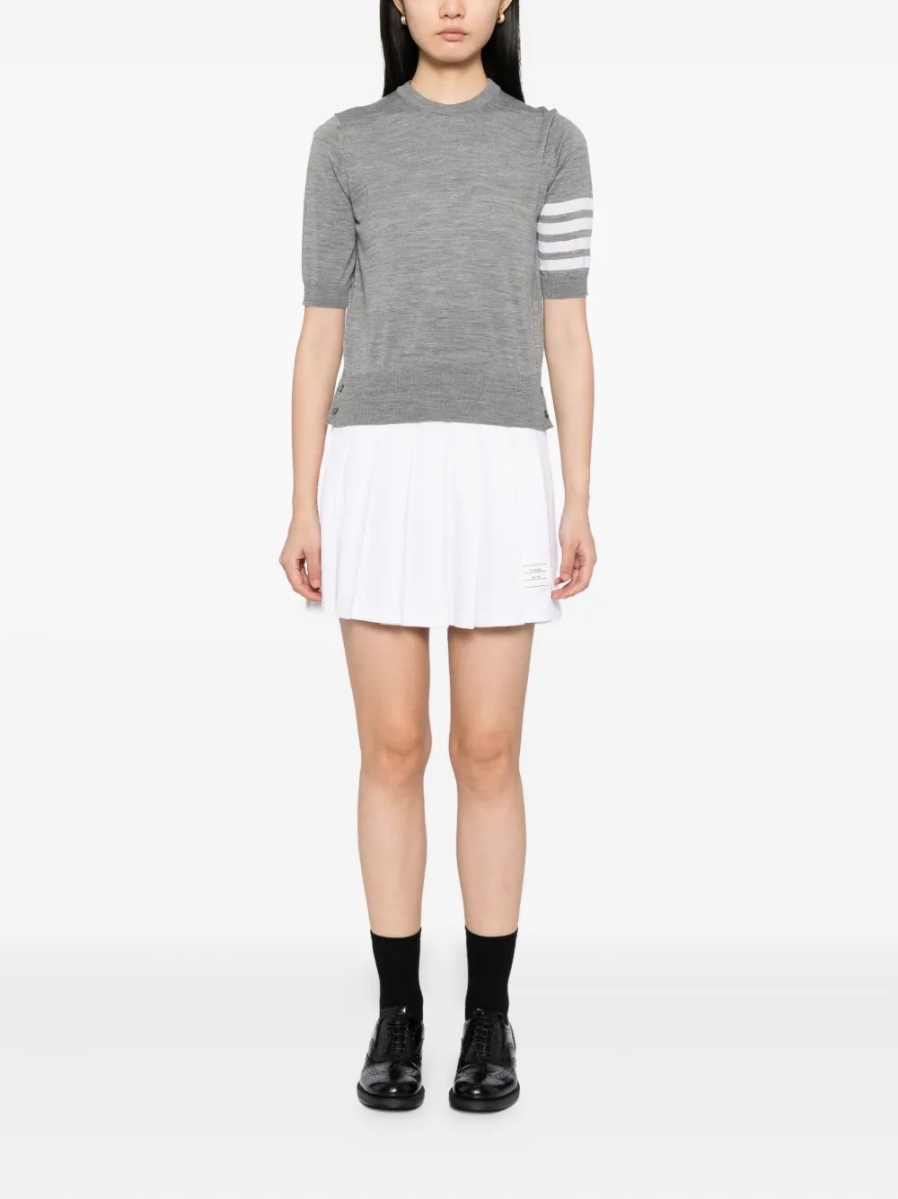 Thom Browne RWB-stripe knitted T-shirt | T-Shirts & Jersey Shirts | Image 2