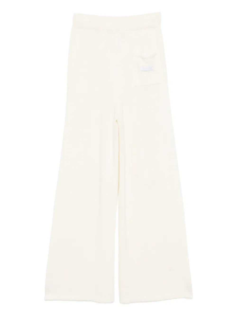 Joshua Sanders Gebreide broek met teddy-verfraaiing - Beige