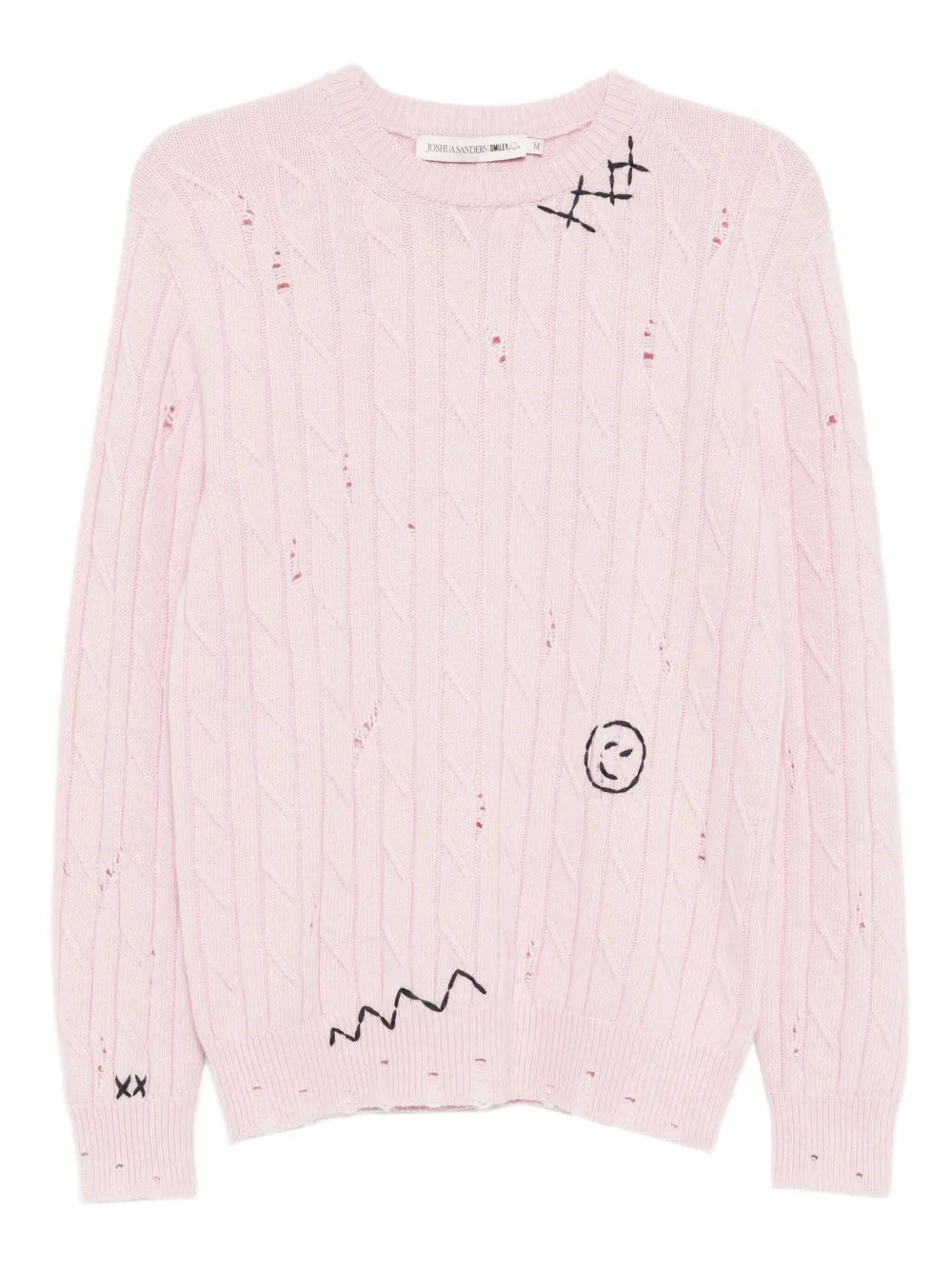 Joshua Sanders distressed jumper | Pink | Image 1
