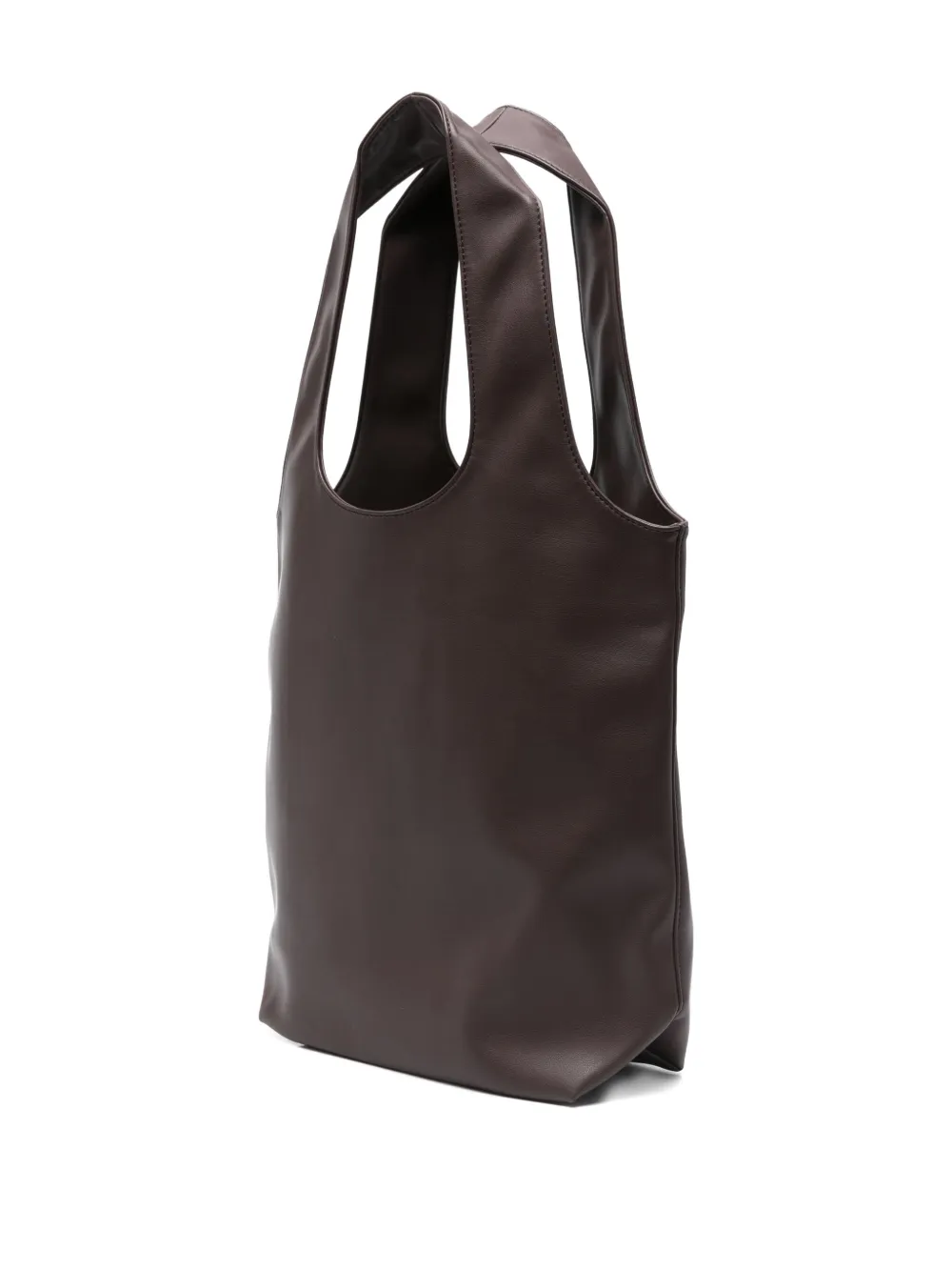 A.P.C. Kleine Ninon shopper met logo Bruin