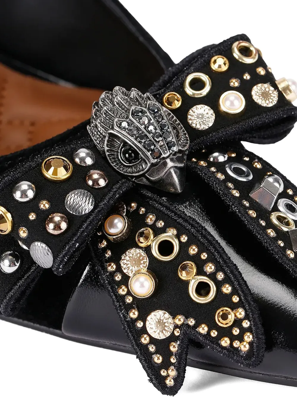 Kurt Geiger London Pumps verfraaid met strik Zwart