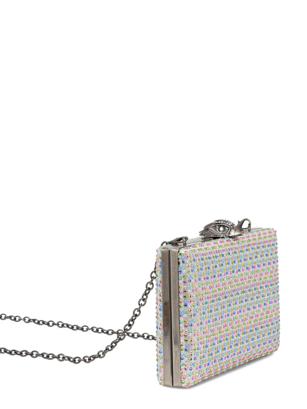 Kurt Geiger London Verfraaide mini-tas met ketting Beige