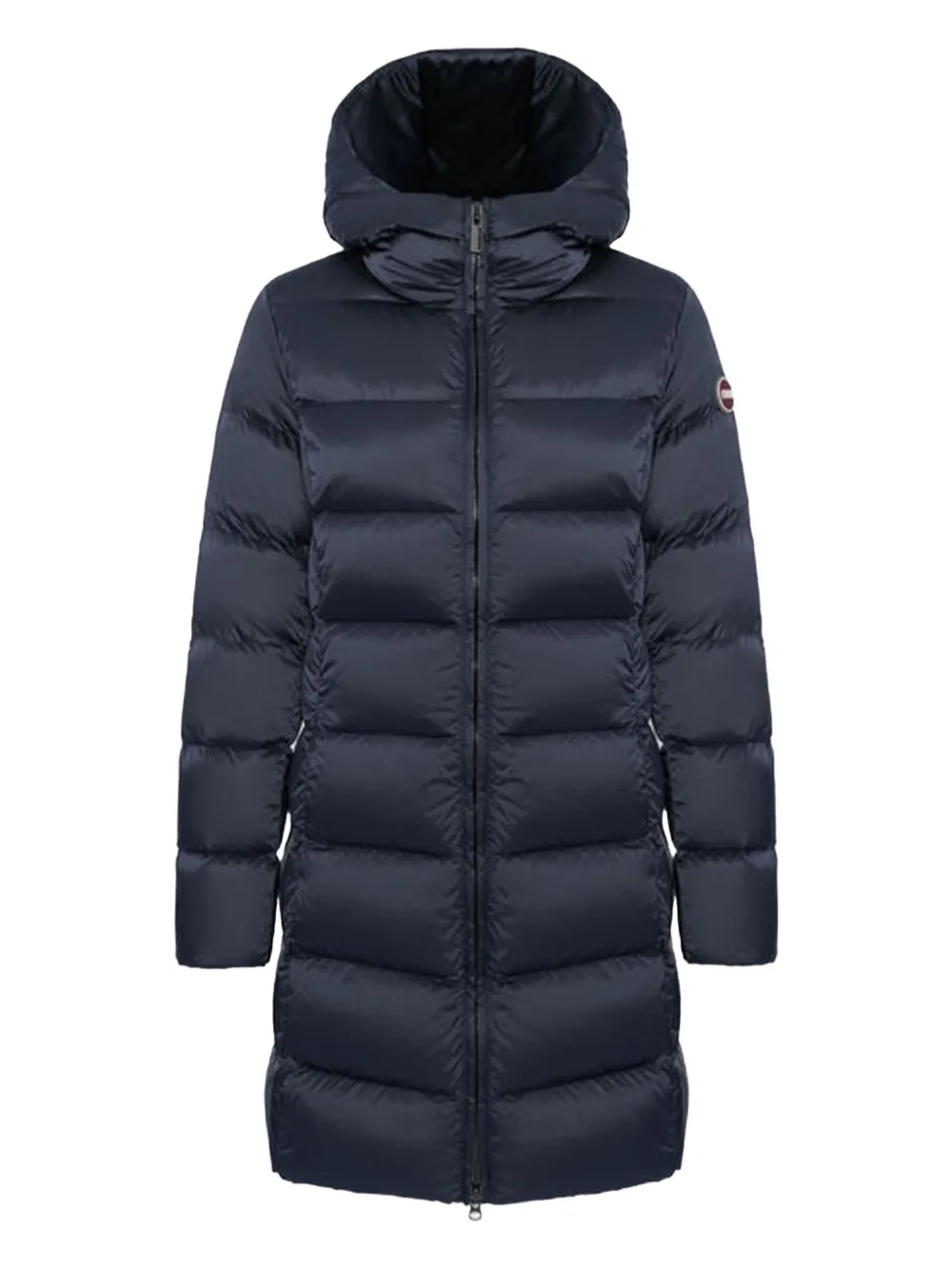 Colmar hooded quilted down coat Blauw