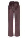Cruna pleated-front corduroy trousers - Red