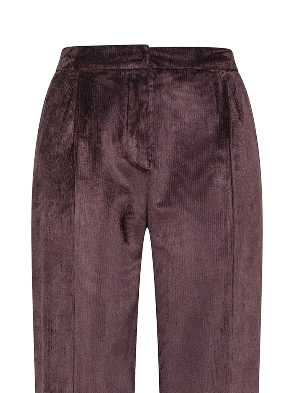 Cruna pleated-front corduroy trousers - Rood