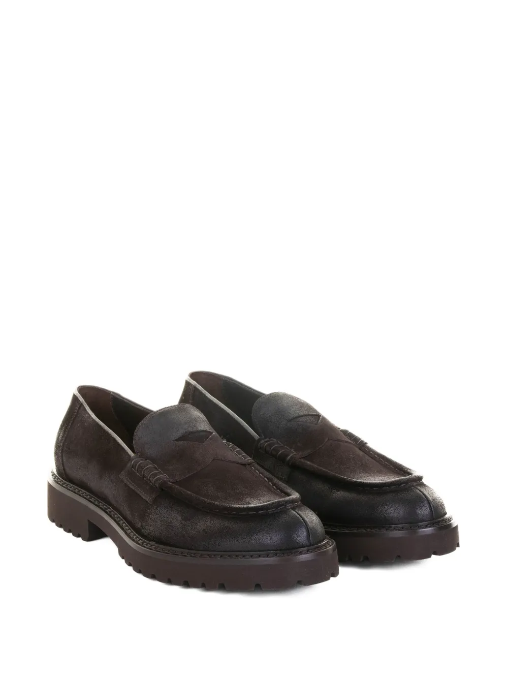 Doucal's suede loafers - Bruin