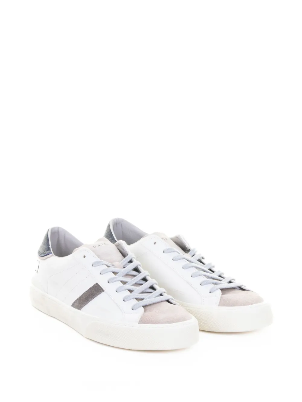 D.A.T.E. leather panel sneakers Wit