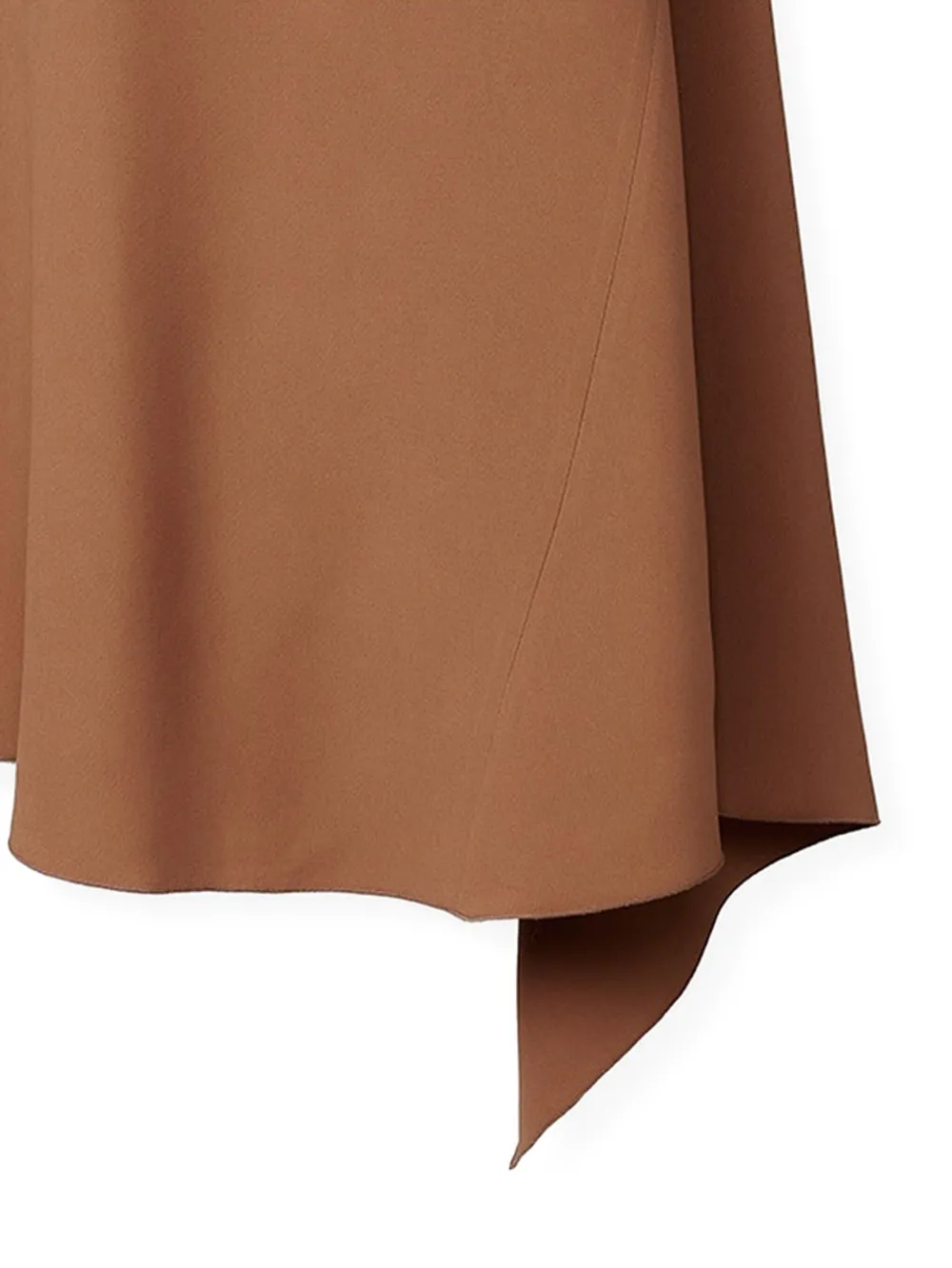 Fabiana Filippi asymmetric-hemline midi dress - Bruin