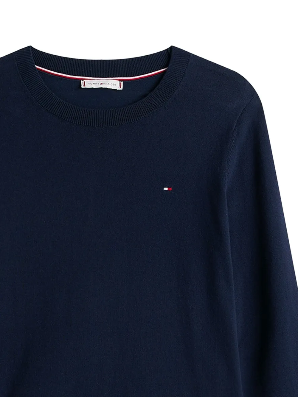 Tommy Hilfiger crew-neck cotton-blend sweater | Knitted Sweaters | Image 2