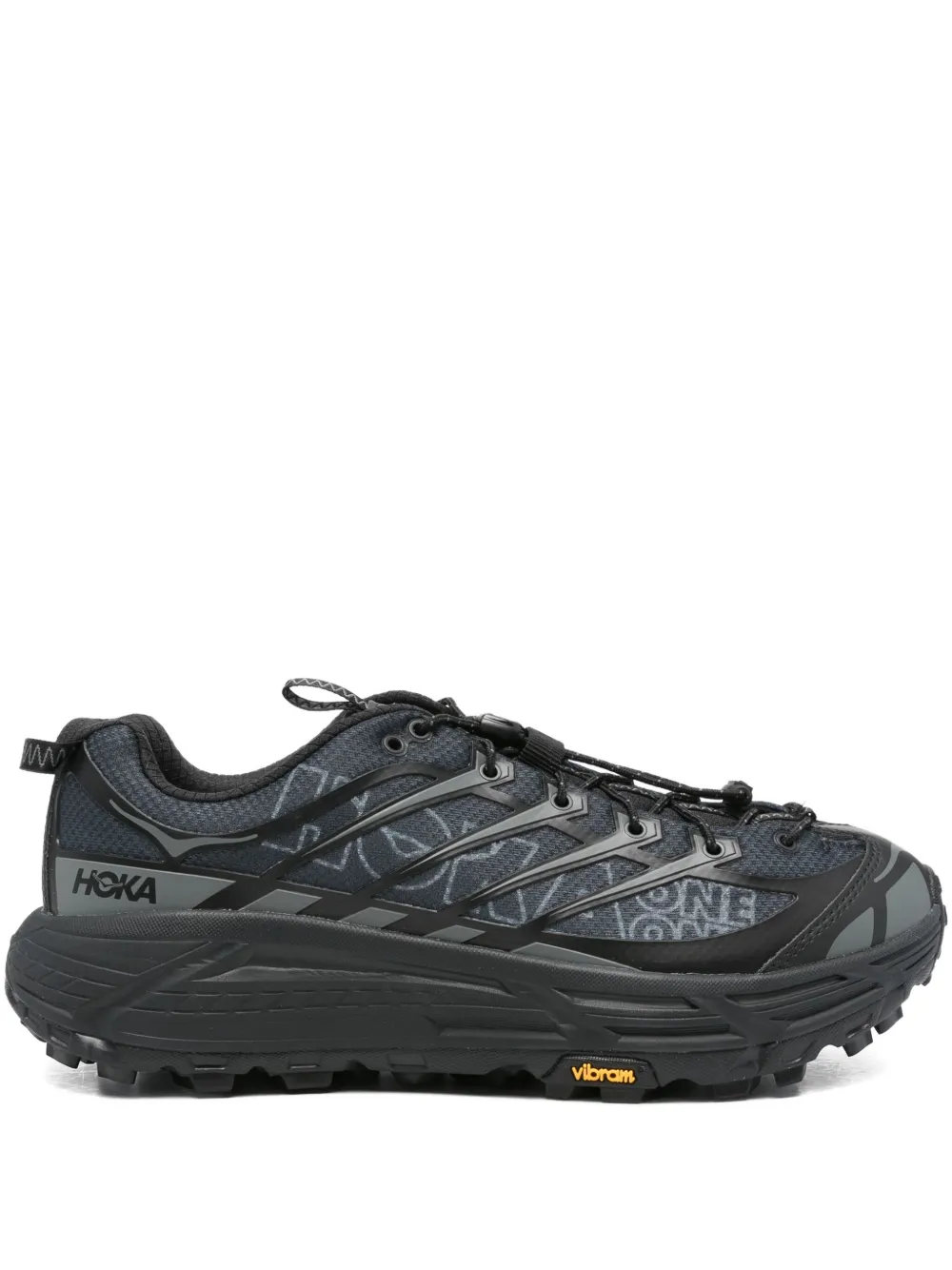HOKA Mafate Three2 Wordmark  sneakers | Black | Image 1