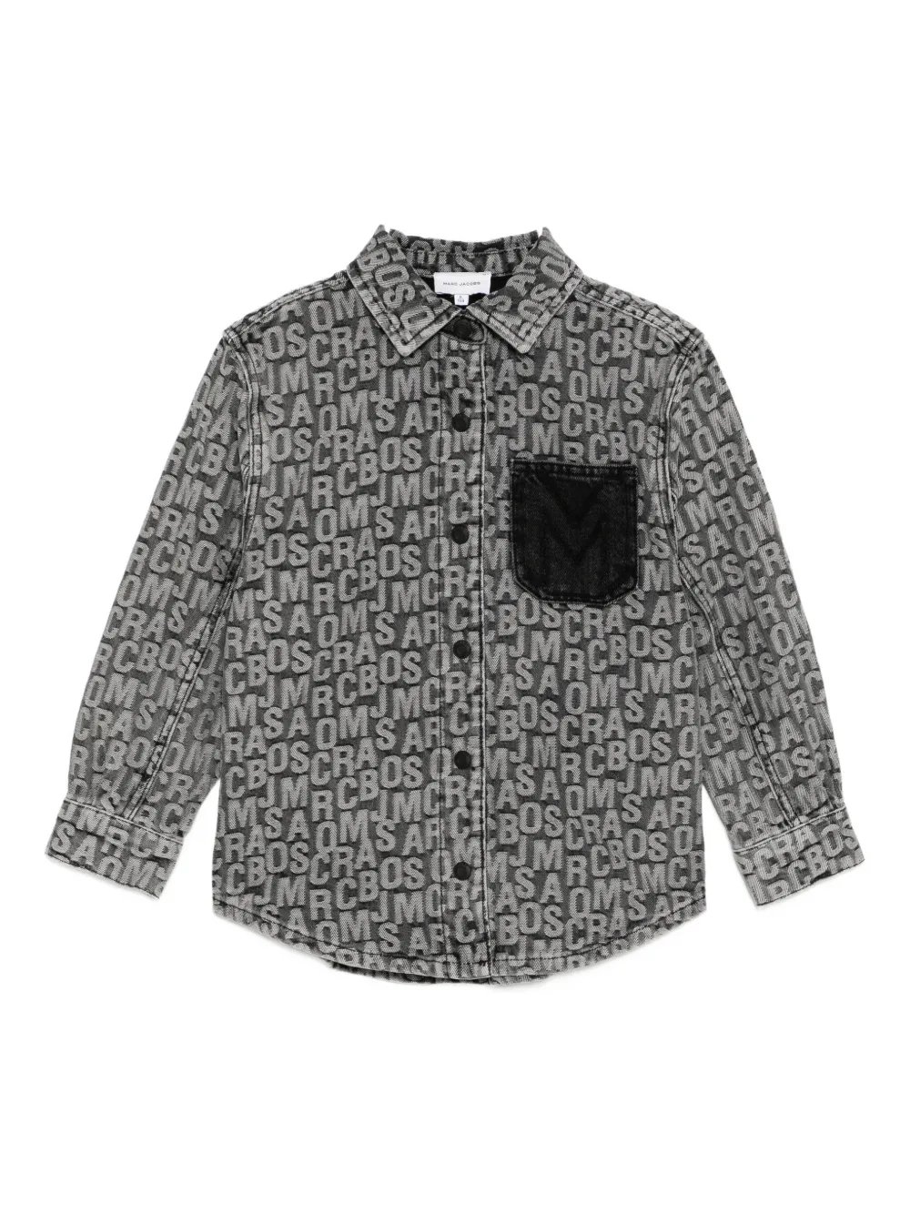 Marc Jacobs Kids logo-embroidered shirt | Black | Image 1