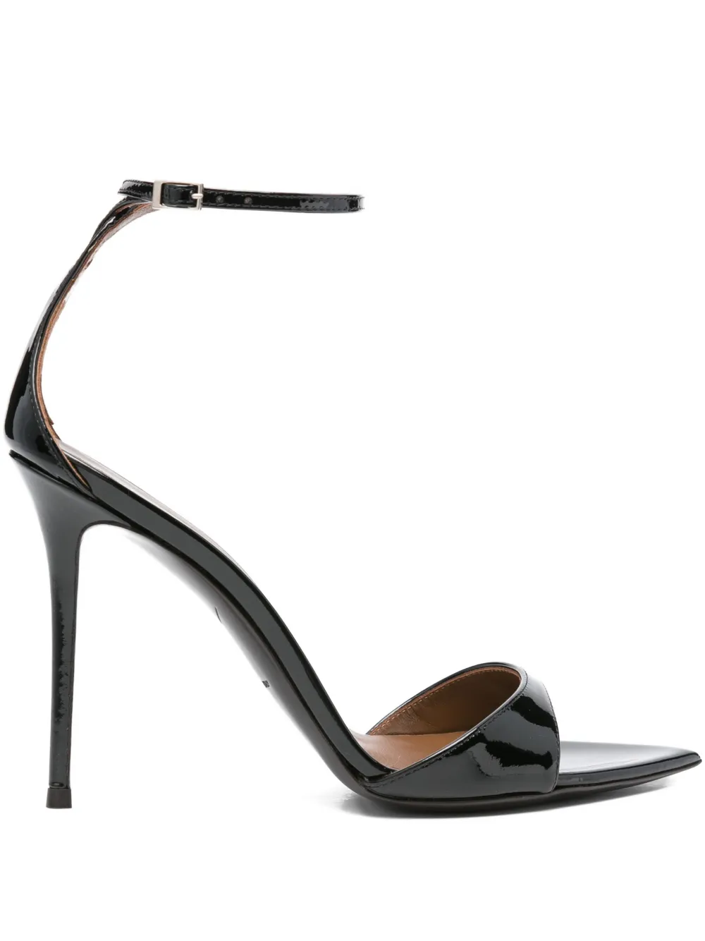 Giuseppe Zanotti 105mm Intriigo leather sandals Black