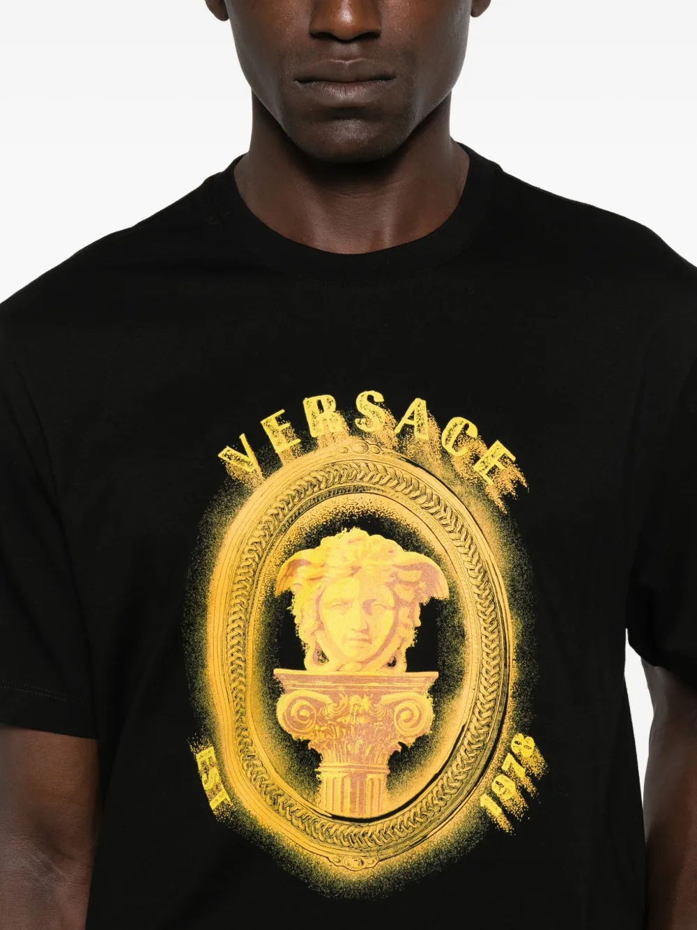 Versace Medusa T-shirt Zwart