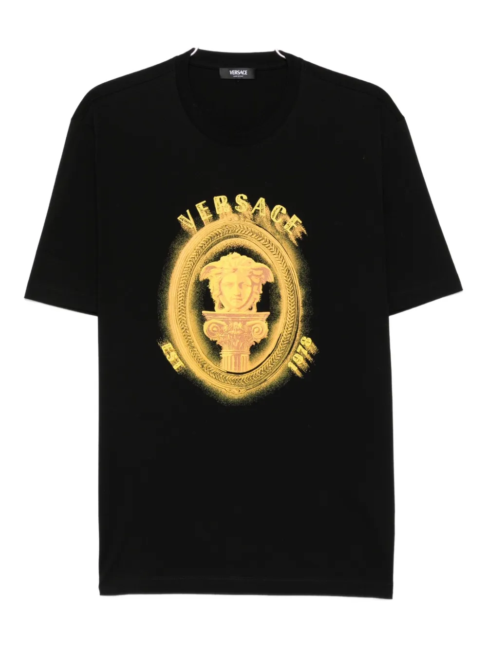 Versace Medusa Head-print T-shirt - Nero