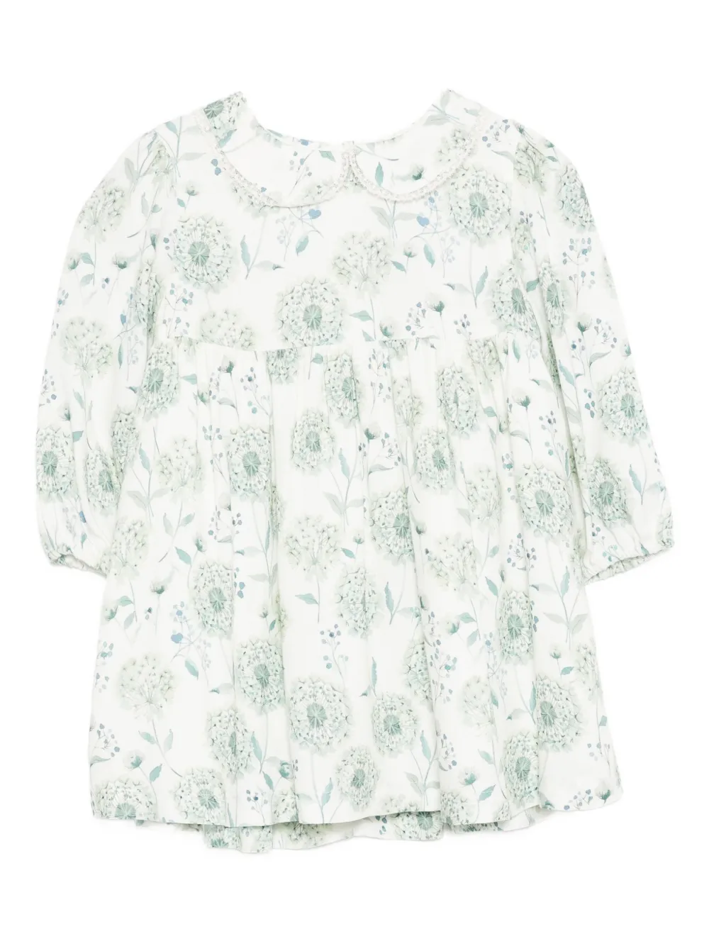 Tartine Et Chocolat All-over Floral Print Dress In White