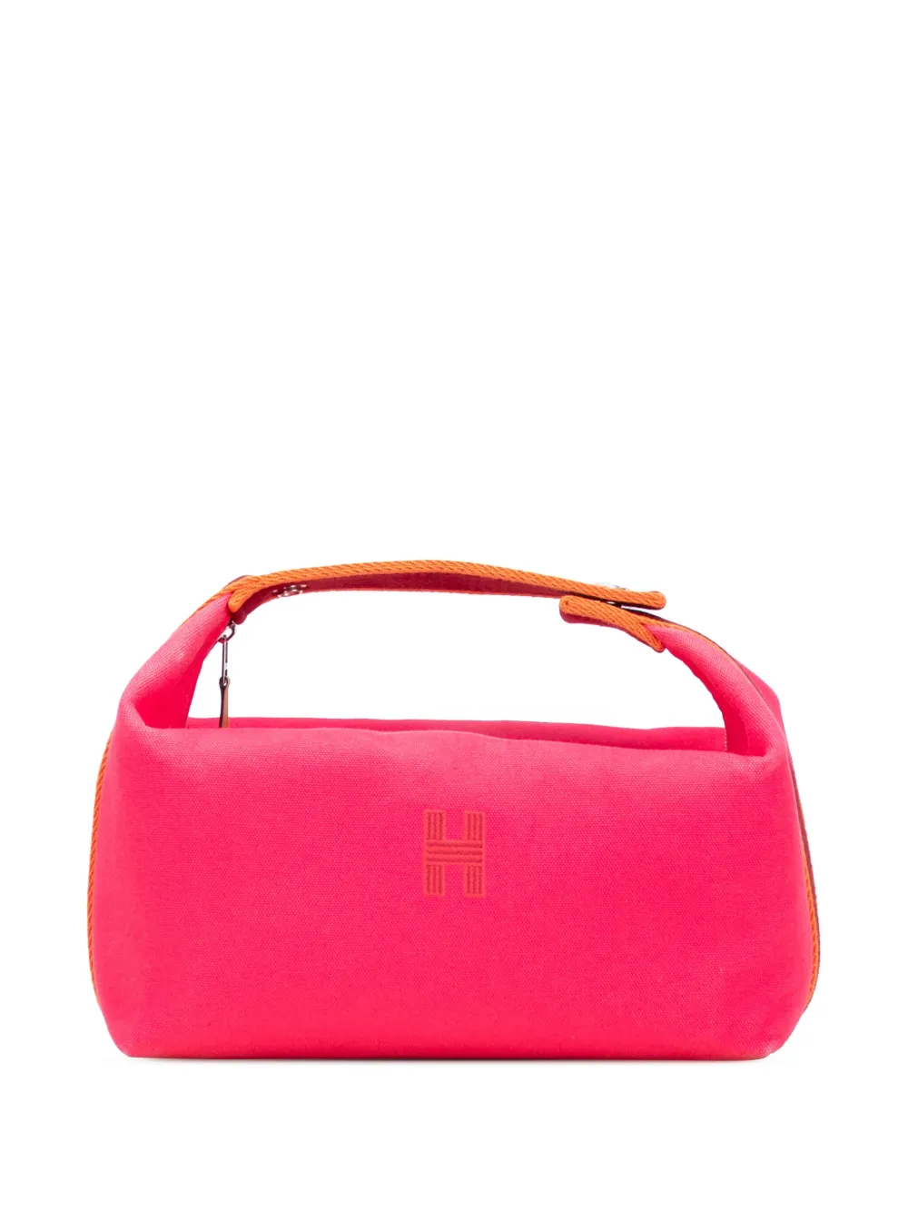 Hermès Pre-Owned 2020-2025 Large Canvas Bride A Brac vanity bag - ピンク Hermès Pre-Owned 2020-2025 Large Canvas Bride A Brac vanity bag - ピンク