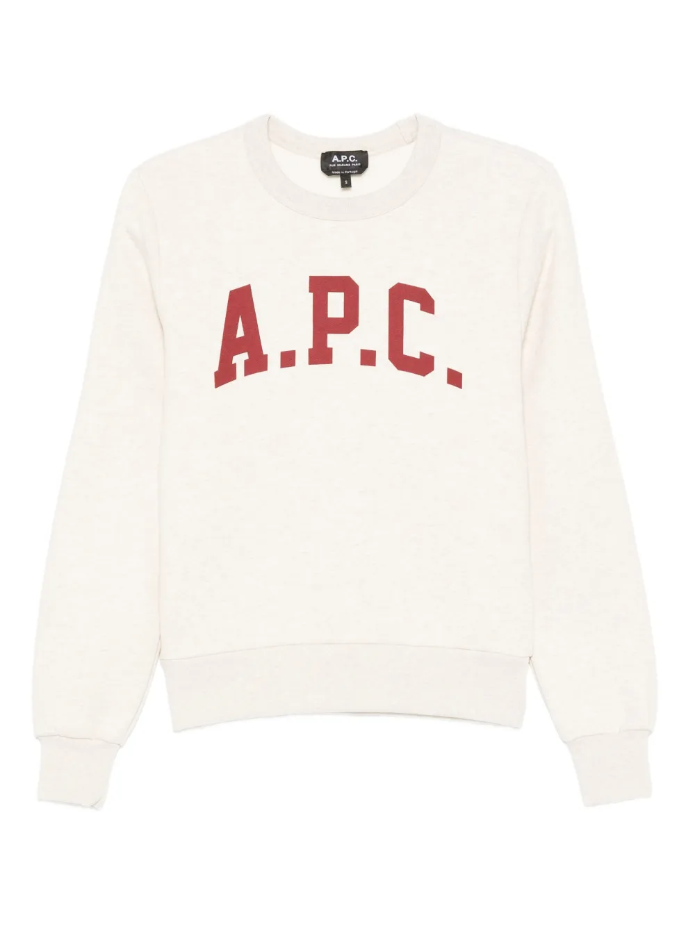 A.P.C. logo-print sweatshirt | Neutrals | Image 1