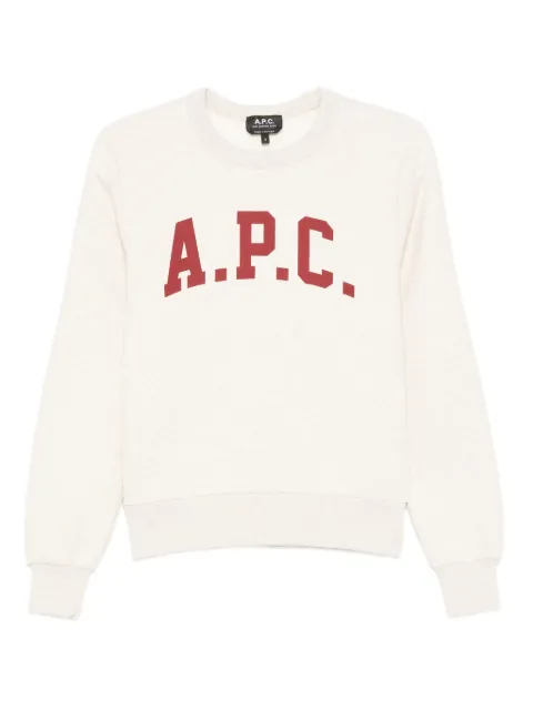 A.P.C. sudadera con logo estampado