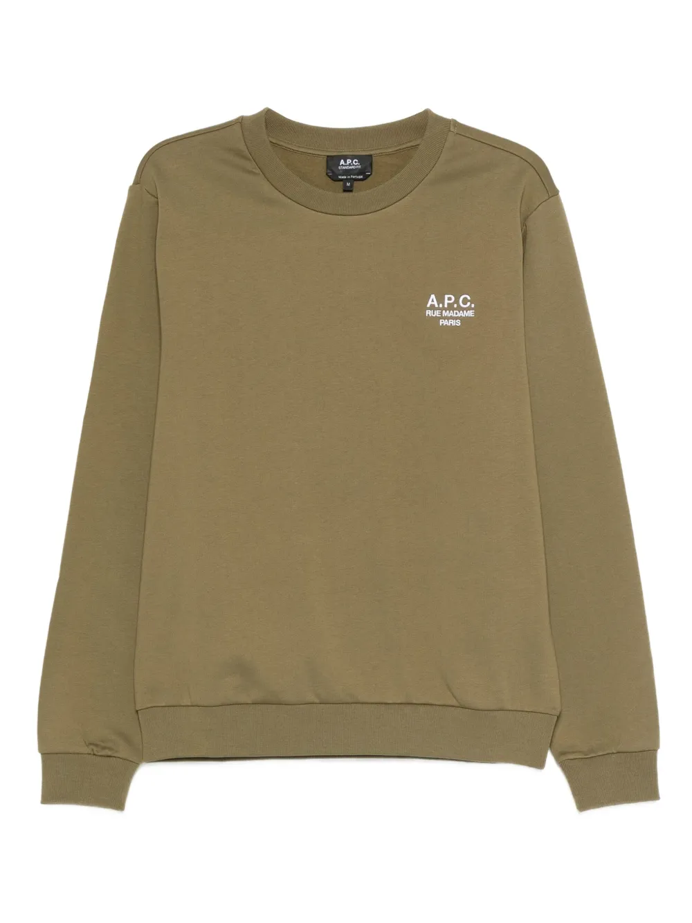 A.P.C. Standard Rue Madame cotton sweatshirt | Green | Image 1