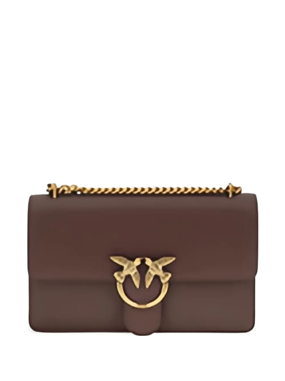 PINKO Love One flap shoulder bag Bruin