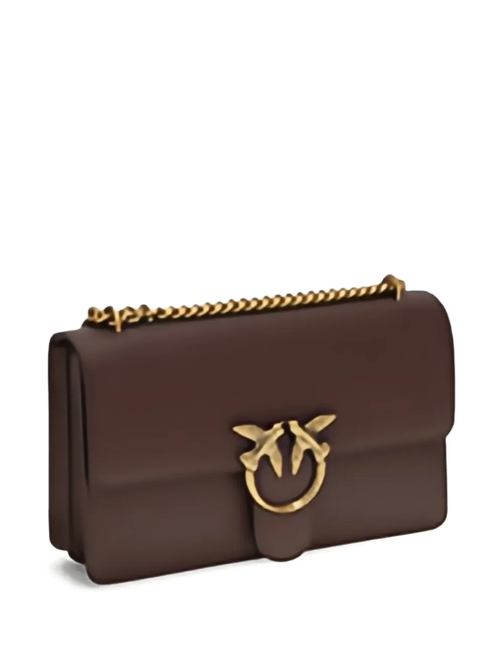 PINKO Love One flap shoulder bag Bruin