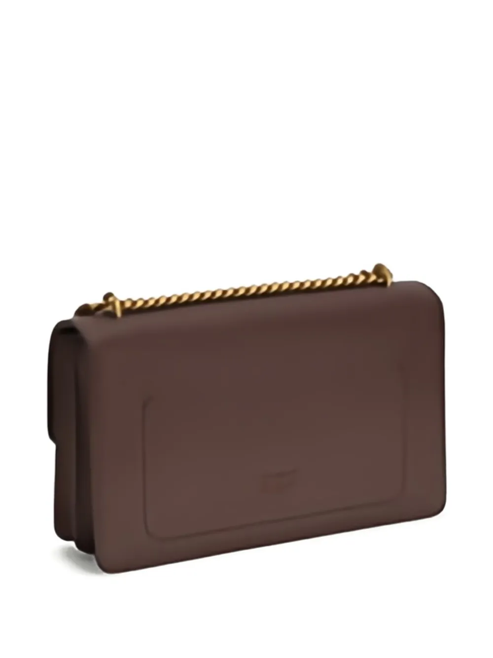 PINKO Love One flap shoulder bag - Bruin