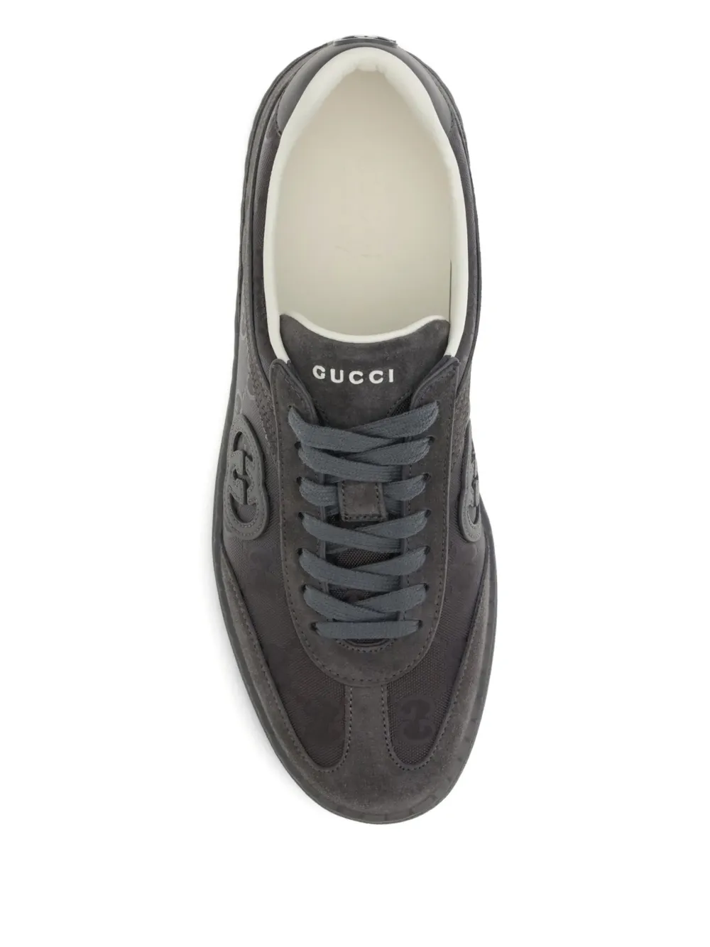 Gucci G75 suede sneakers Grey