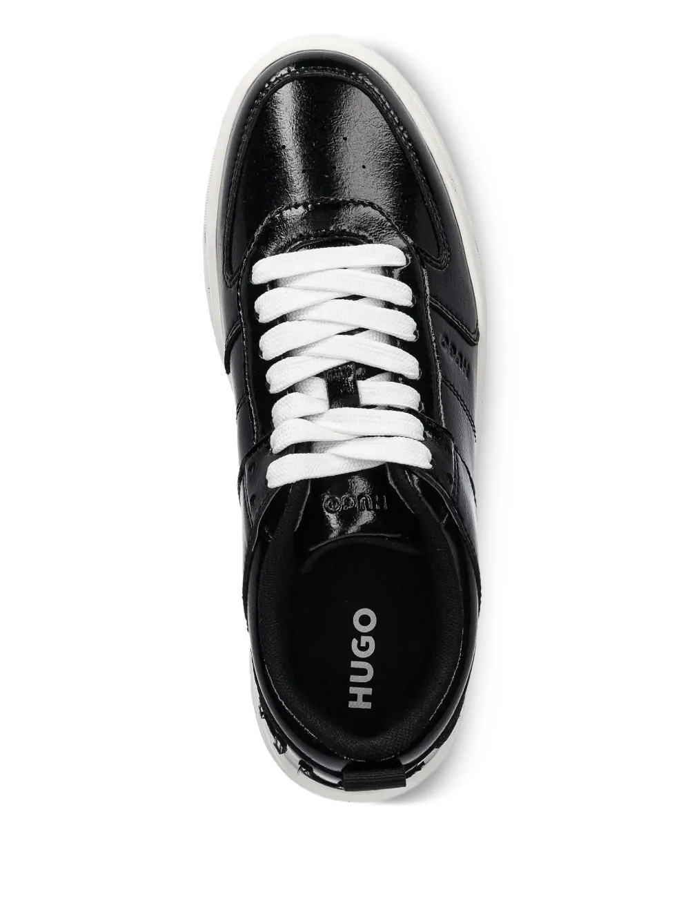 HUGO debossed-logo sneakers Black