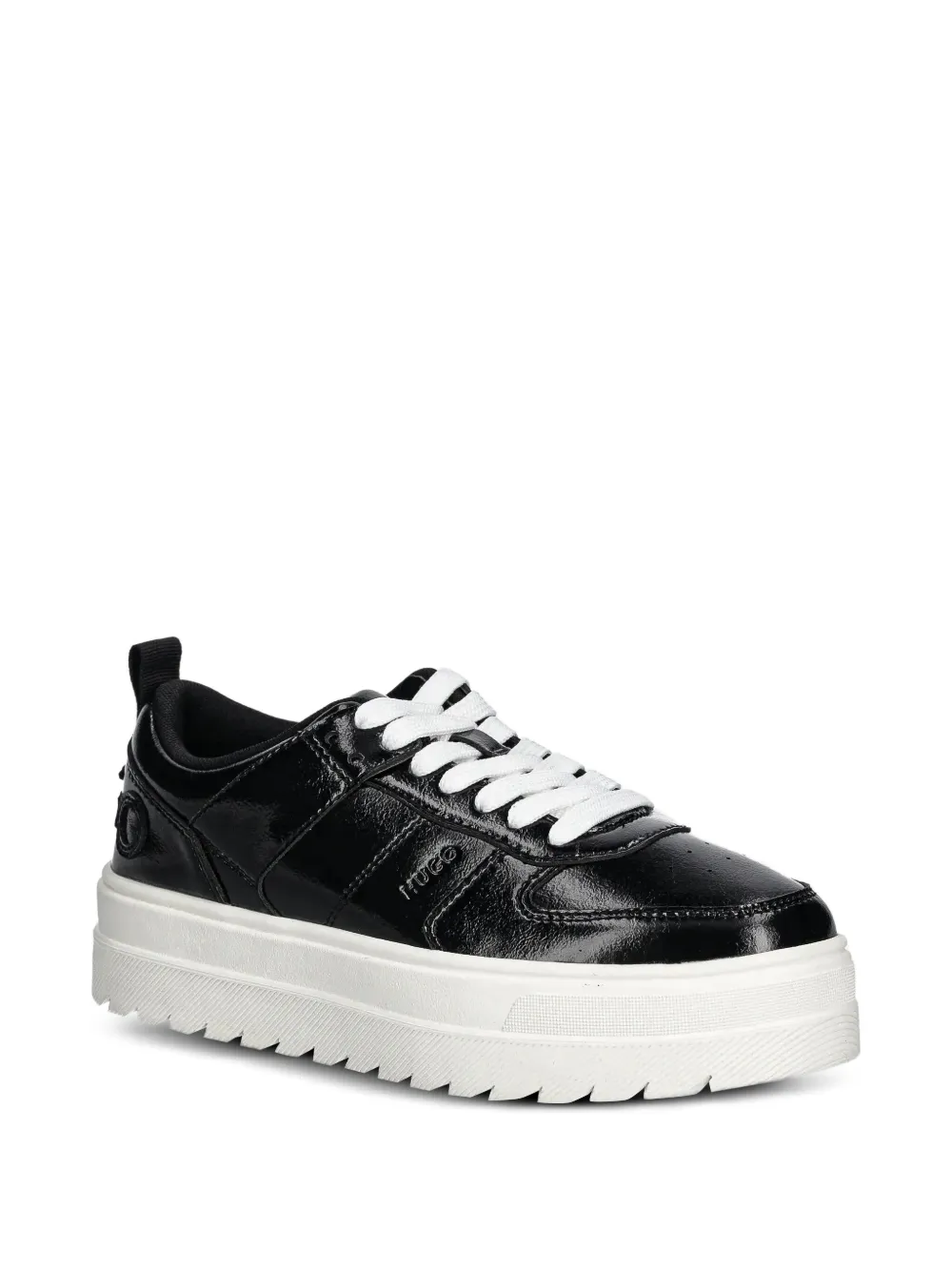 HUGO debossed-logo sneakers Black