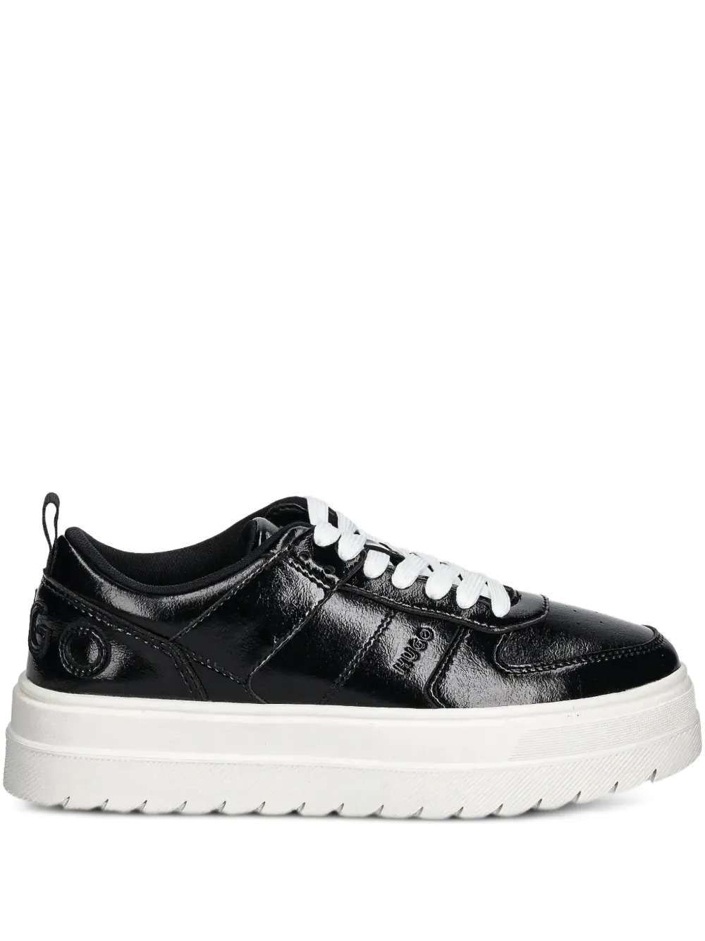 HUGO debossed-logo sneakers Black