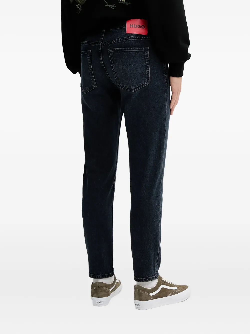 HUGO Stretch-katoenen jeans Blauw