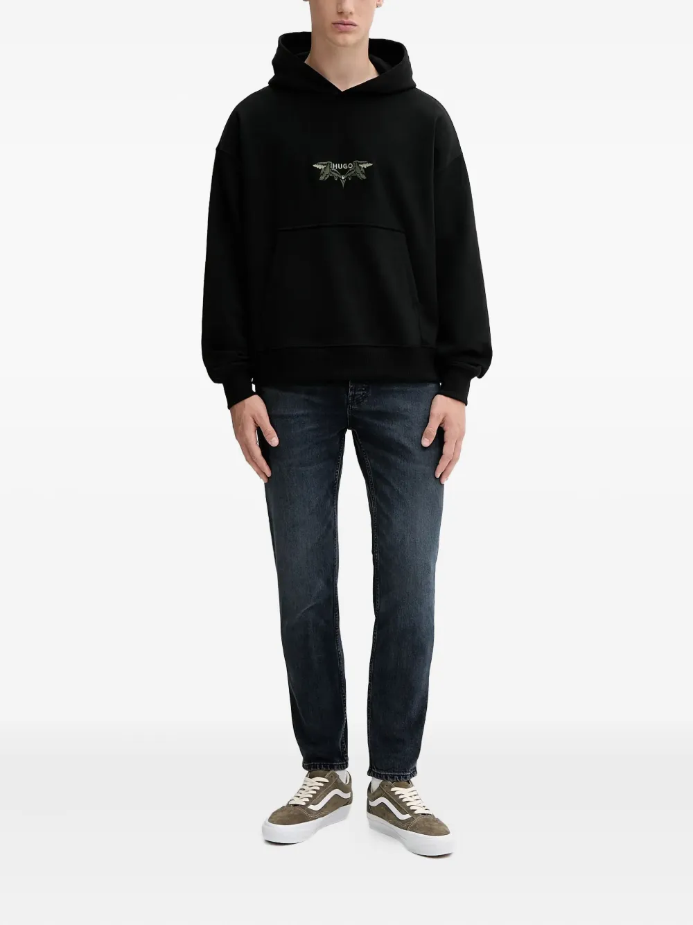 HUGO Stretch-katoenen jeans - Blauw
