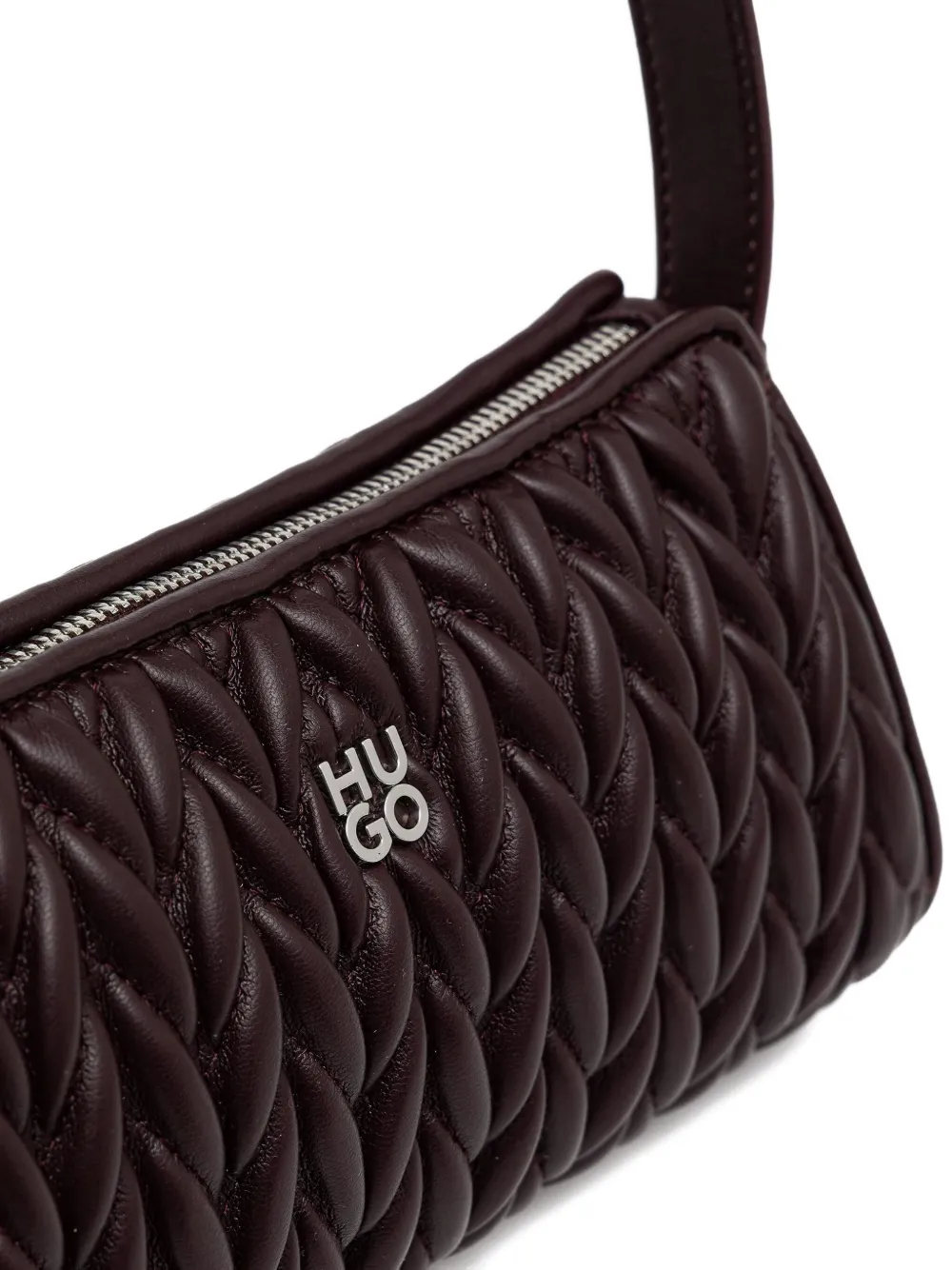 Hugo Boss Logo-plaque Tote Bag In Brown