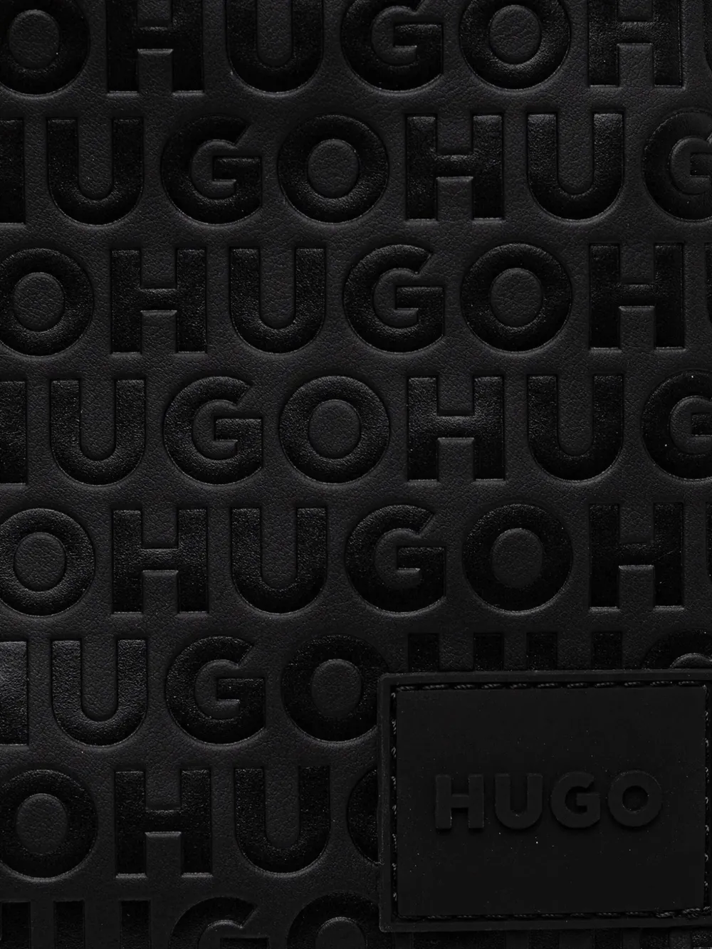 HUGO Ethon rugzak met logo-reliëf Zwart