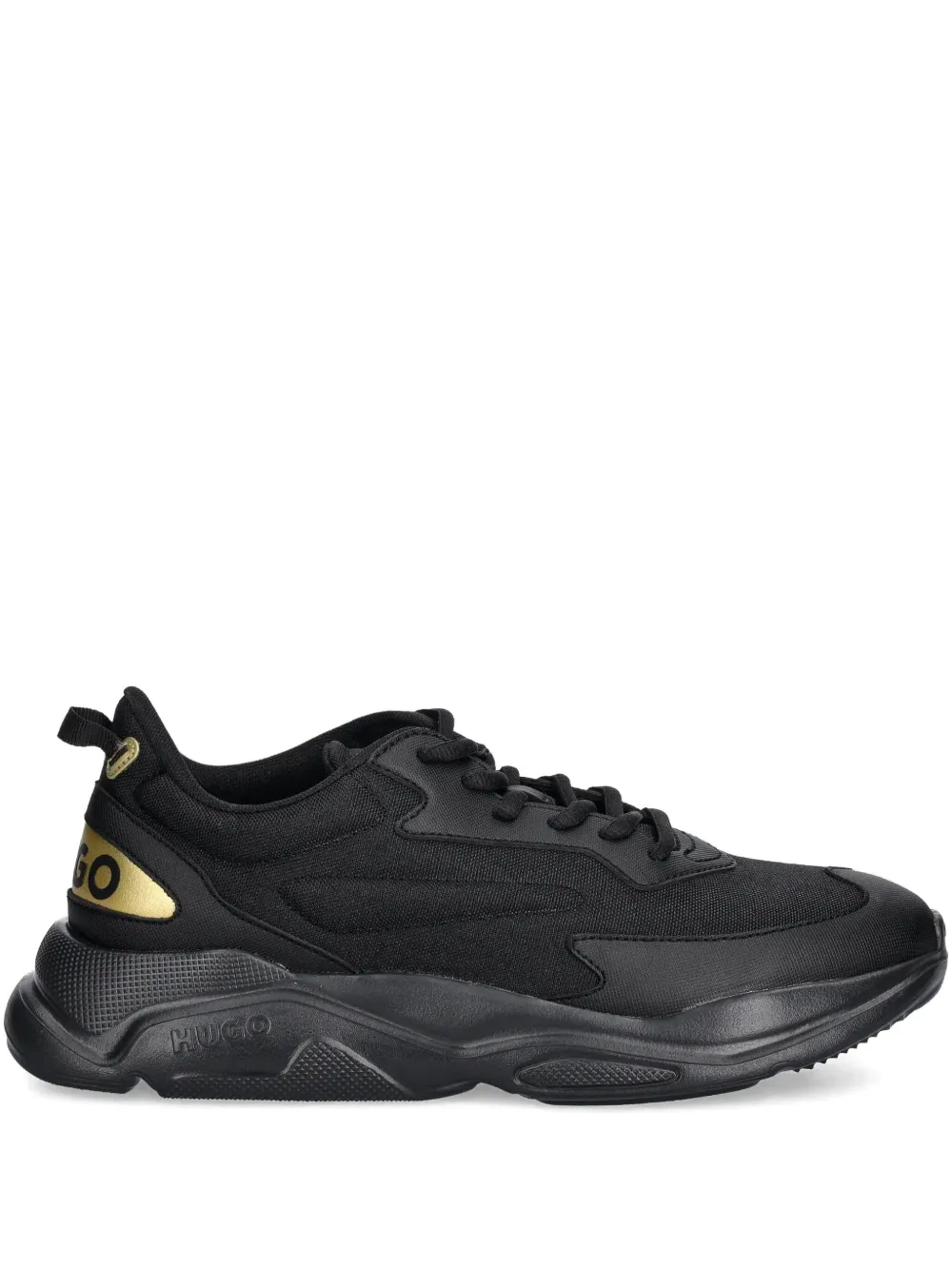 HUGO Leon logo-detail chunky sneakers Black