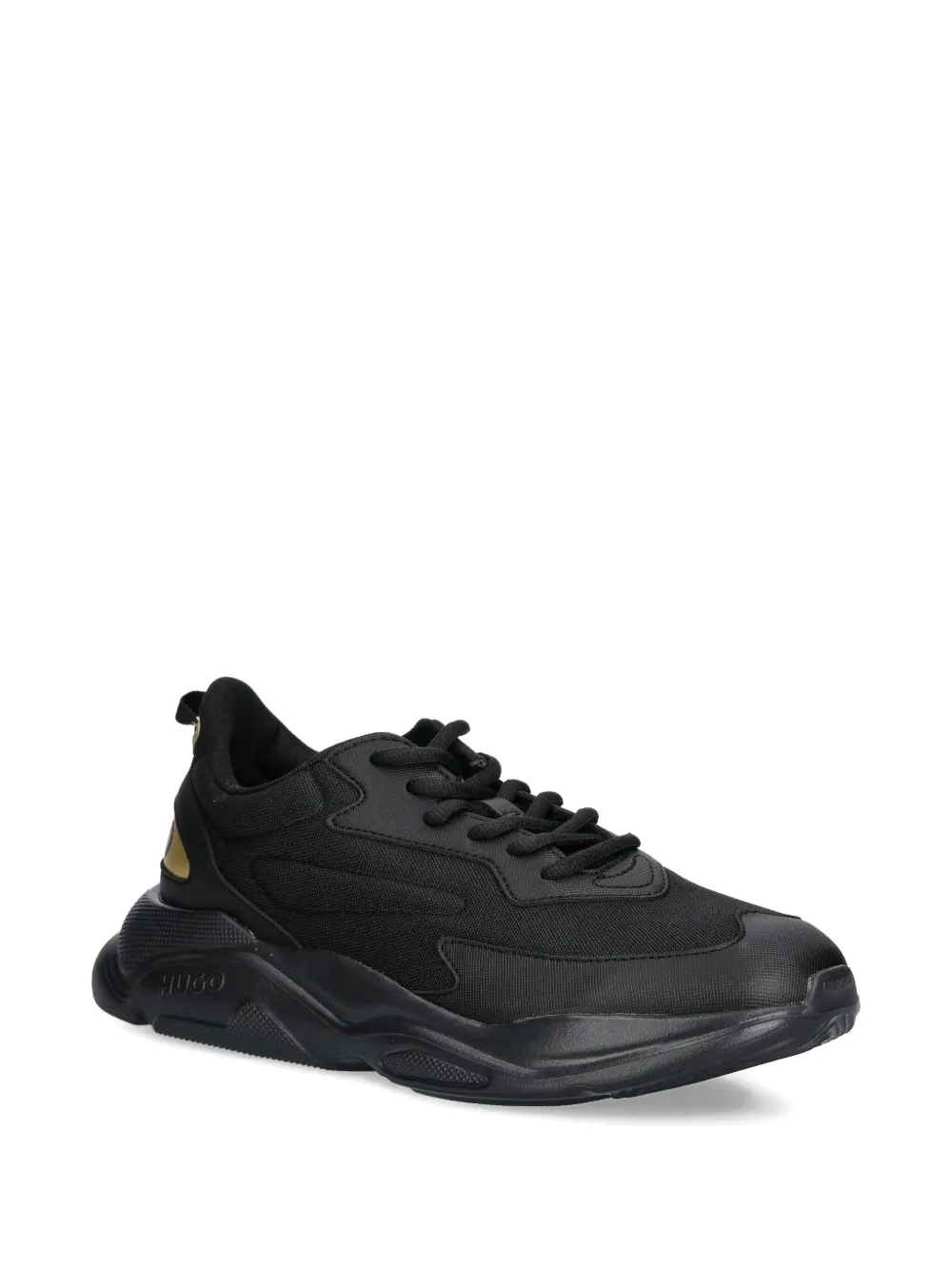 HUGO Leon logo-detail chunky sneakers Black